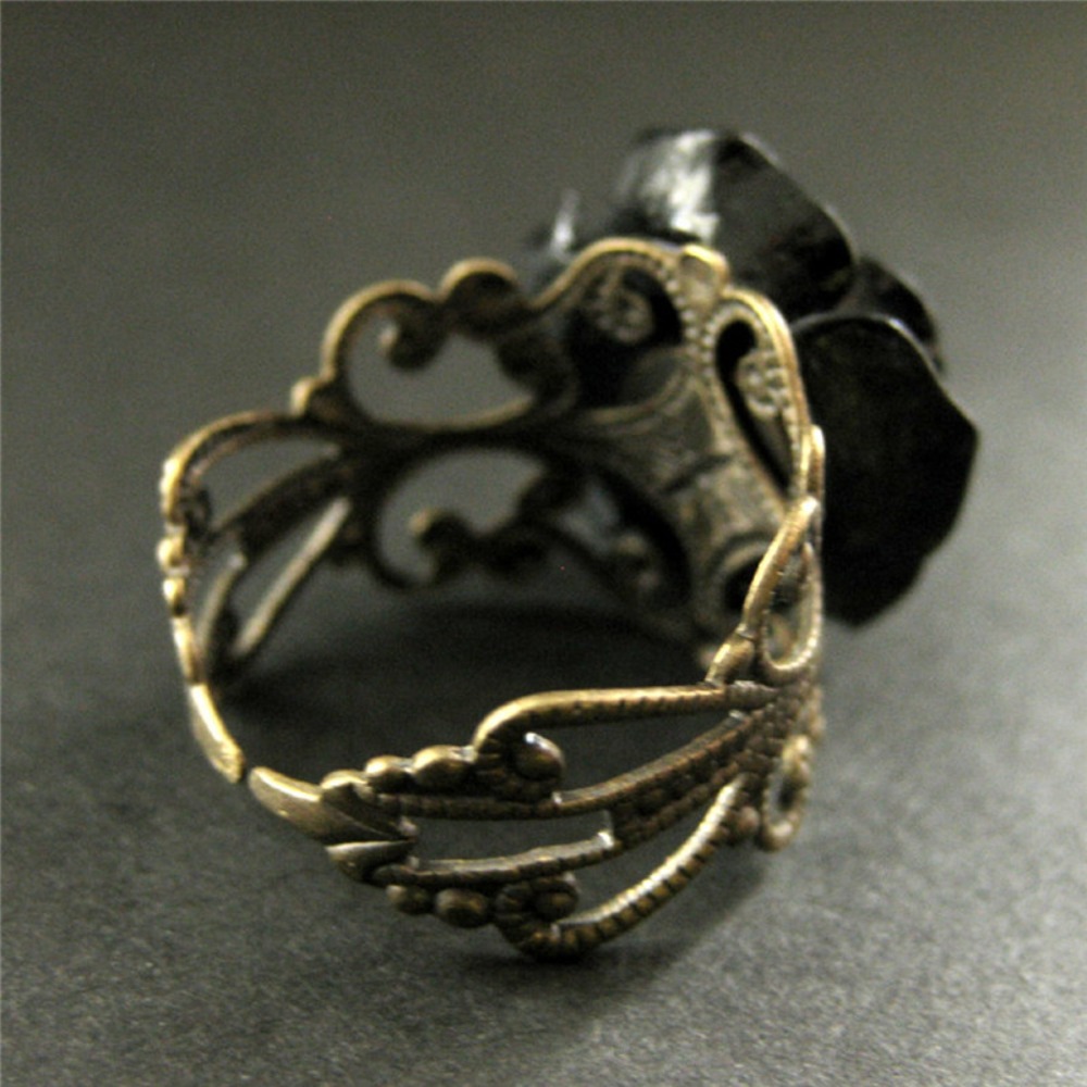 Temperament Retro Black Resin  - огляд і ціна Resin Art Ring