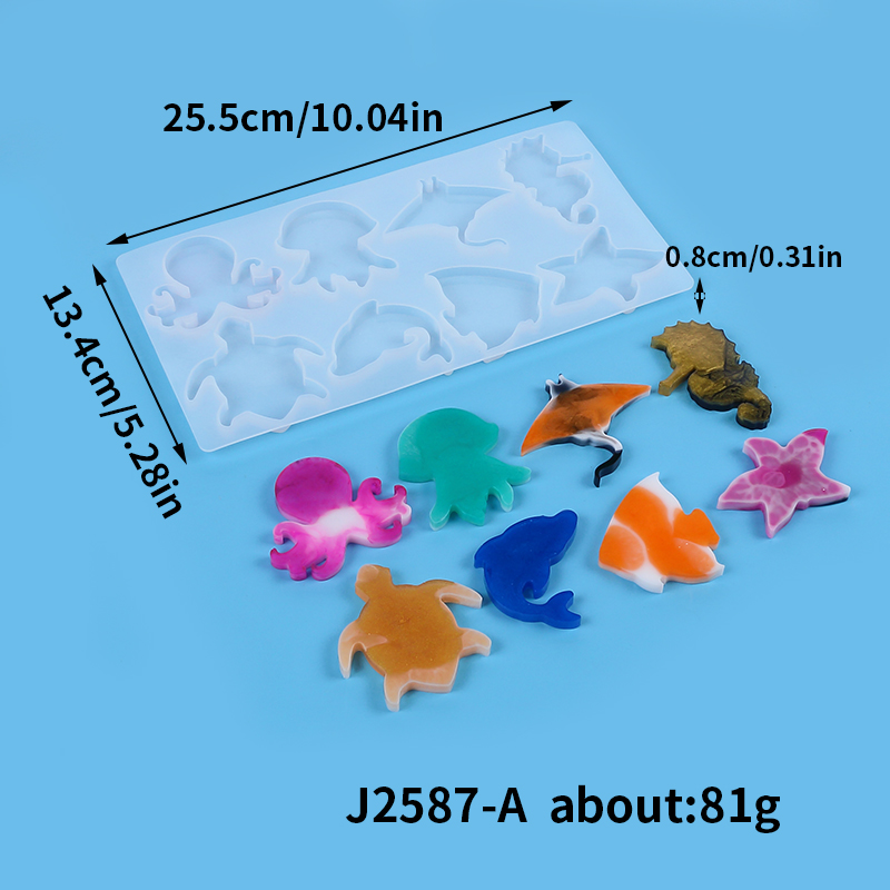 Marine Terrestrial Animals Sil - огляд і ціна Silicone Mold Ocean