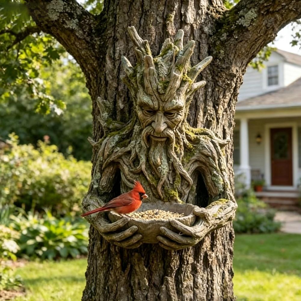 Weatherproof Resin Tree Face B - огляд і ціна Resin Art Wooden Tray