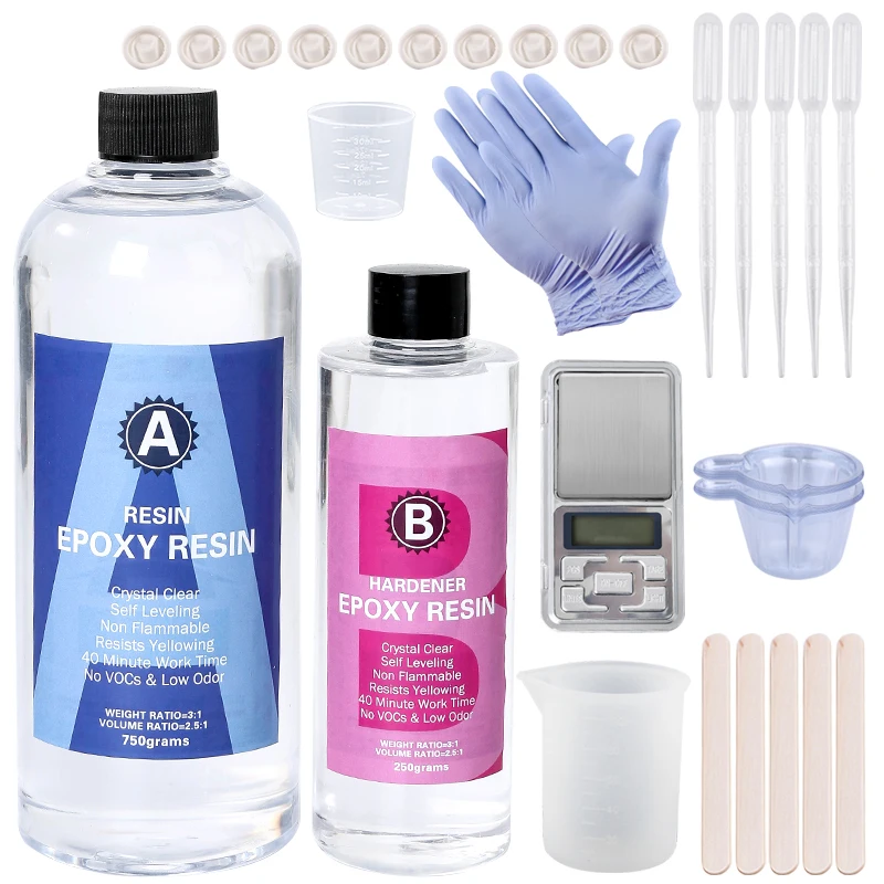 Epoxy Resin Kit Crystal Clear  - огляд і ціна Resin Art Easy