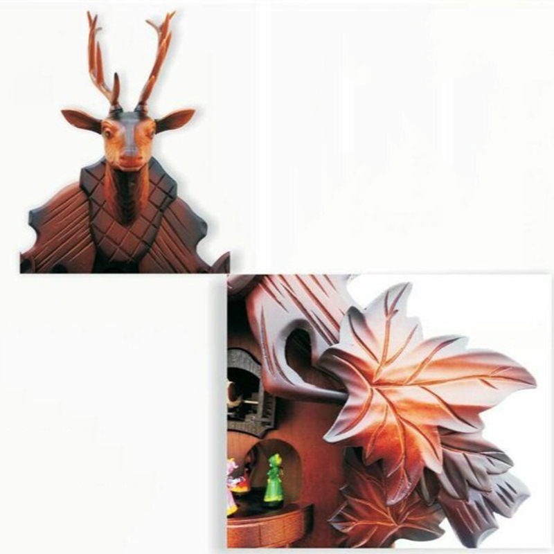 Cuckoo Wall Clock Solid Wood C - огляд і ціна Resin Art Watch