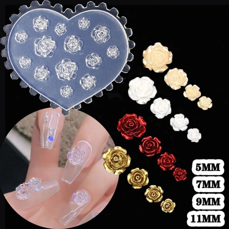3D Rose Flower Nail Art Decora - огляд і ціна Resin Art Equipment