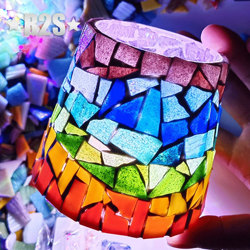 100g Mosaic Tiles Stained Glas - огляд і ціна Resin Art Coasters