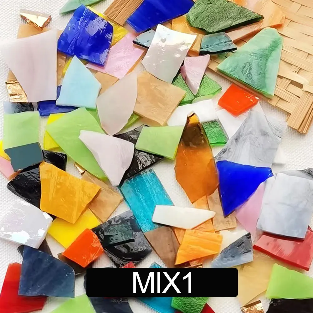 100g Mosaic Tiles Stained Glas - огляд і ціна Resin Art Coasters