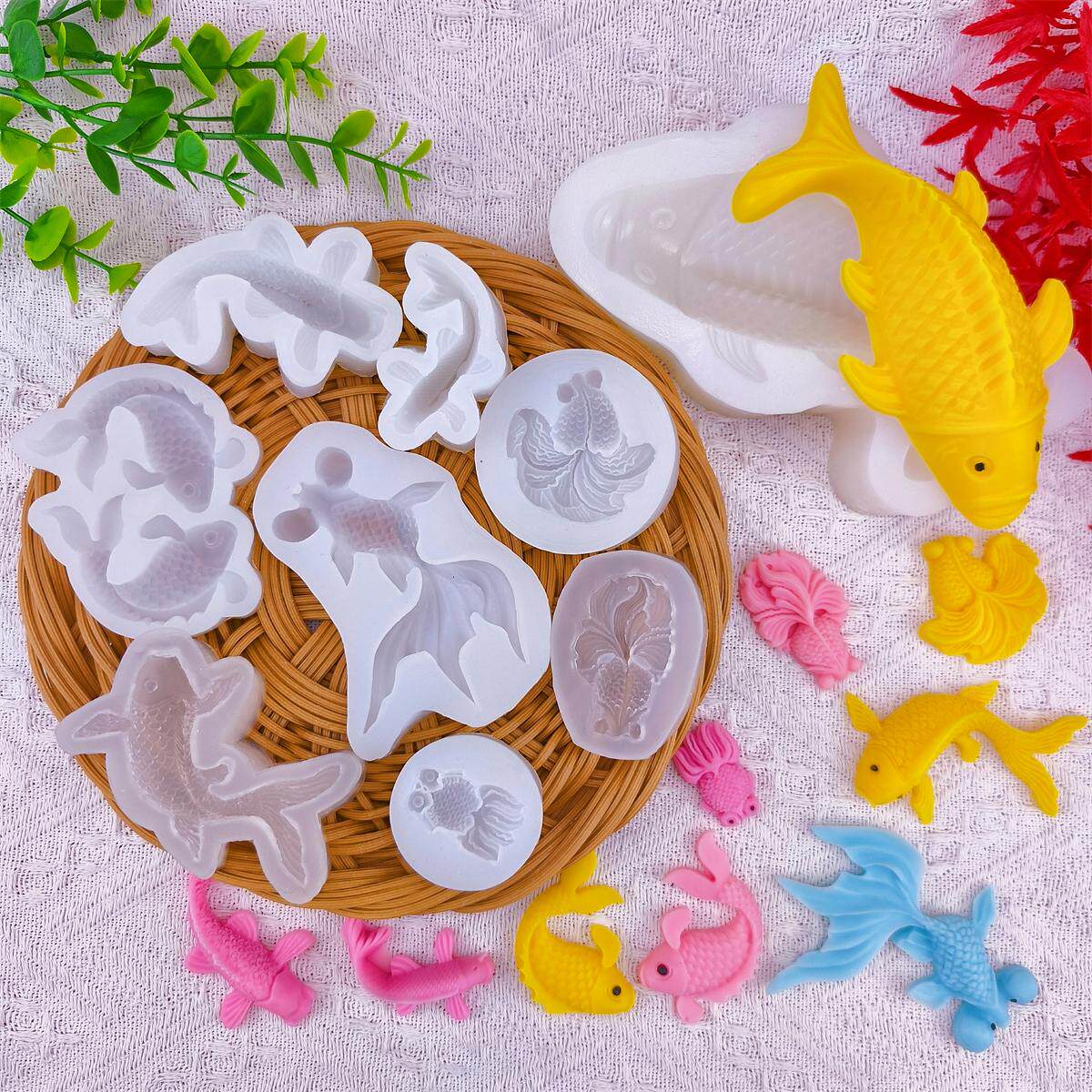 2026 Koi Fish Silicone Resin M - огляд і ціна Silicone Mold Ocean