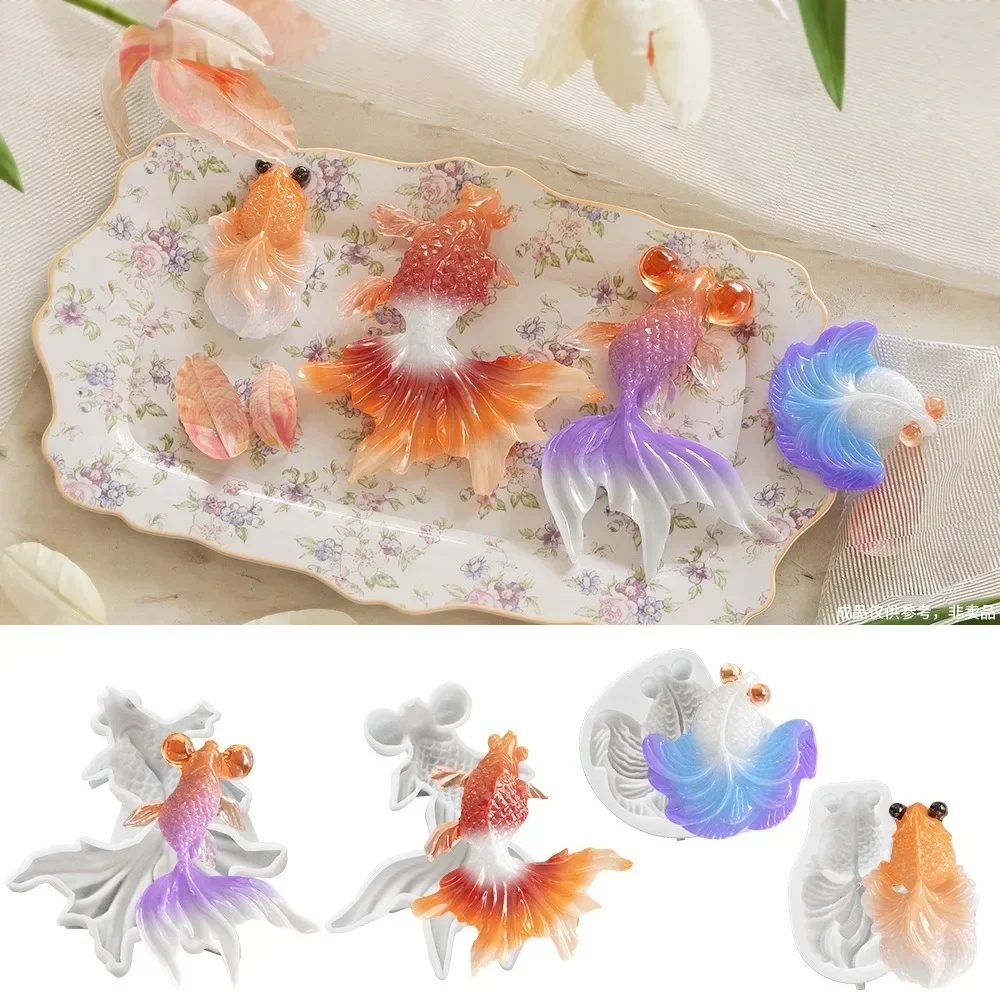 2026 Koi Fish Silicone Resin M - огляд і ціна Silicone Mold Ocean