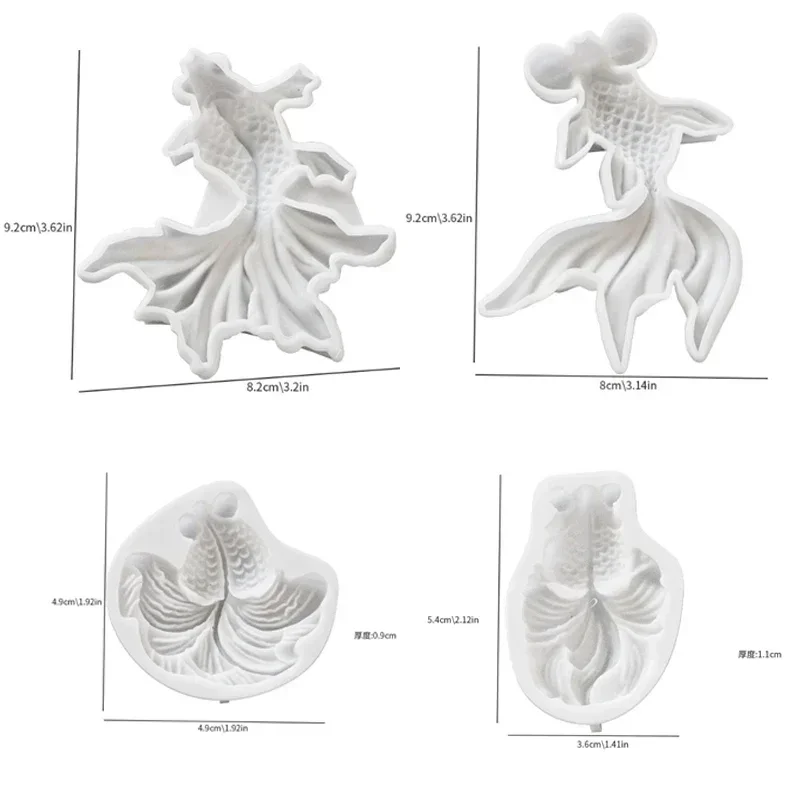 2026 Koi Fish Silicone Resin M - огляд і ціна Silicone Mold Ocean
