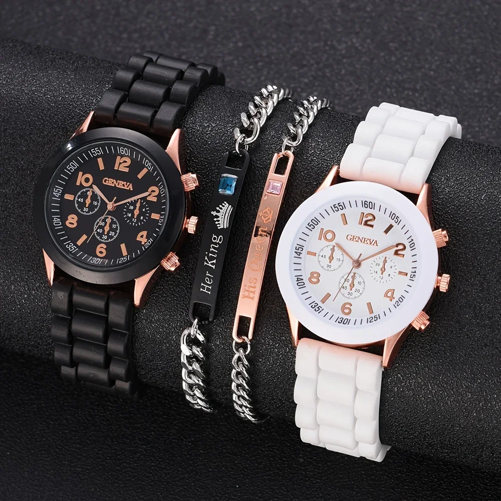 2Pcs Luxury Women's Watch Set  - огляд і ціна Resin Art Watch