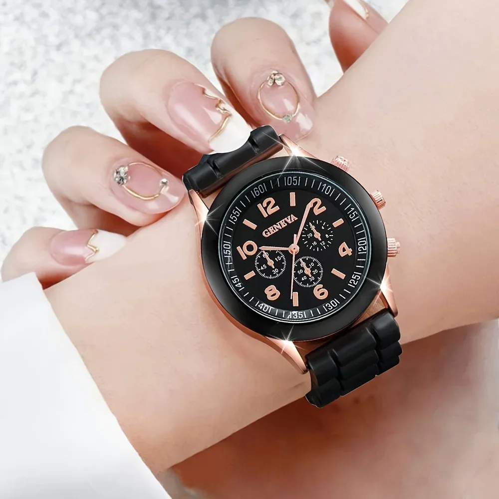 2Pcs Luxury Women's Watch Set  - огляд і ціна Resin Art Watch