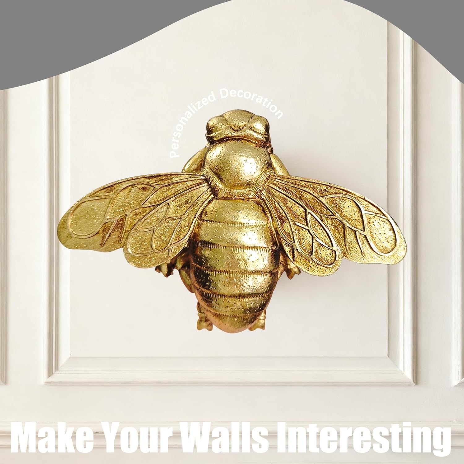 3D Gold Bee Wall Sculpture, Re - огляд і ціна Resin Art Easy