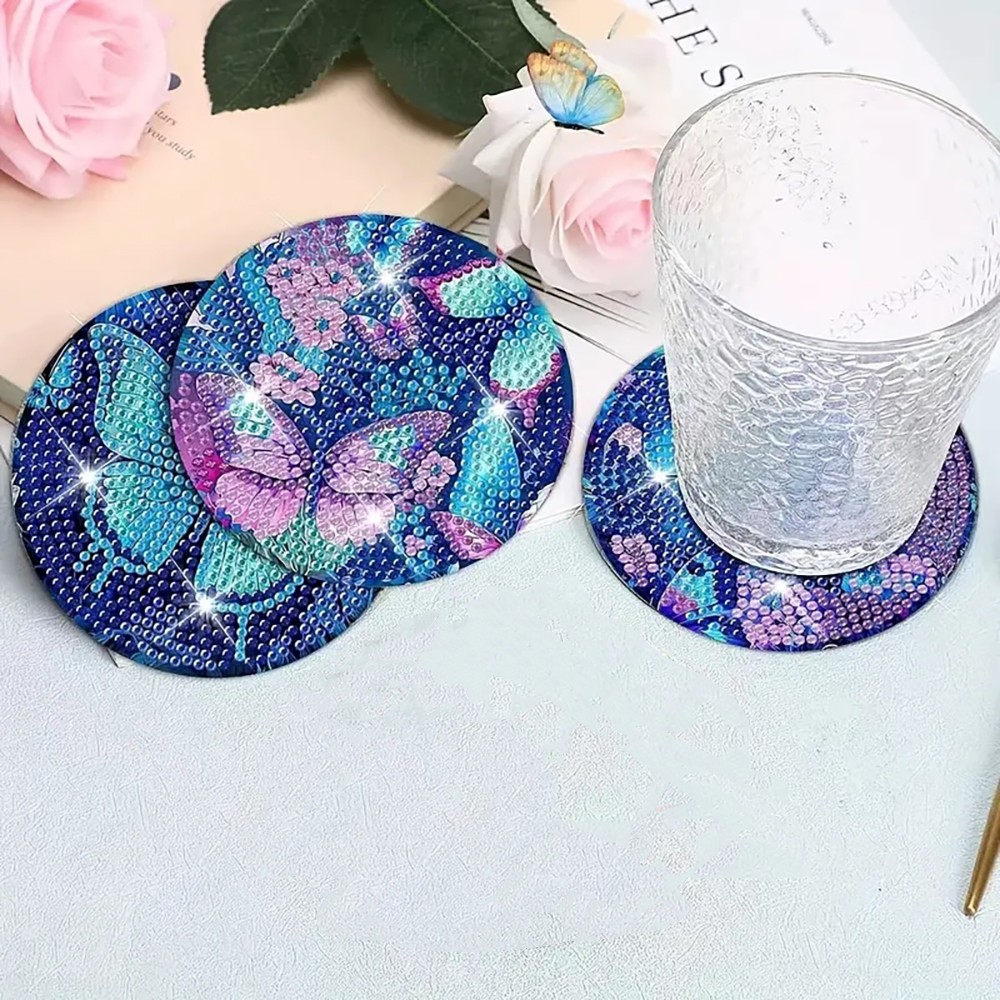 8 Diamond Art Painting Coaster - огляд і ціна Resin Art Coasters