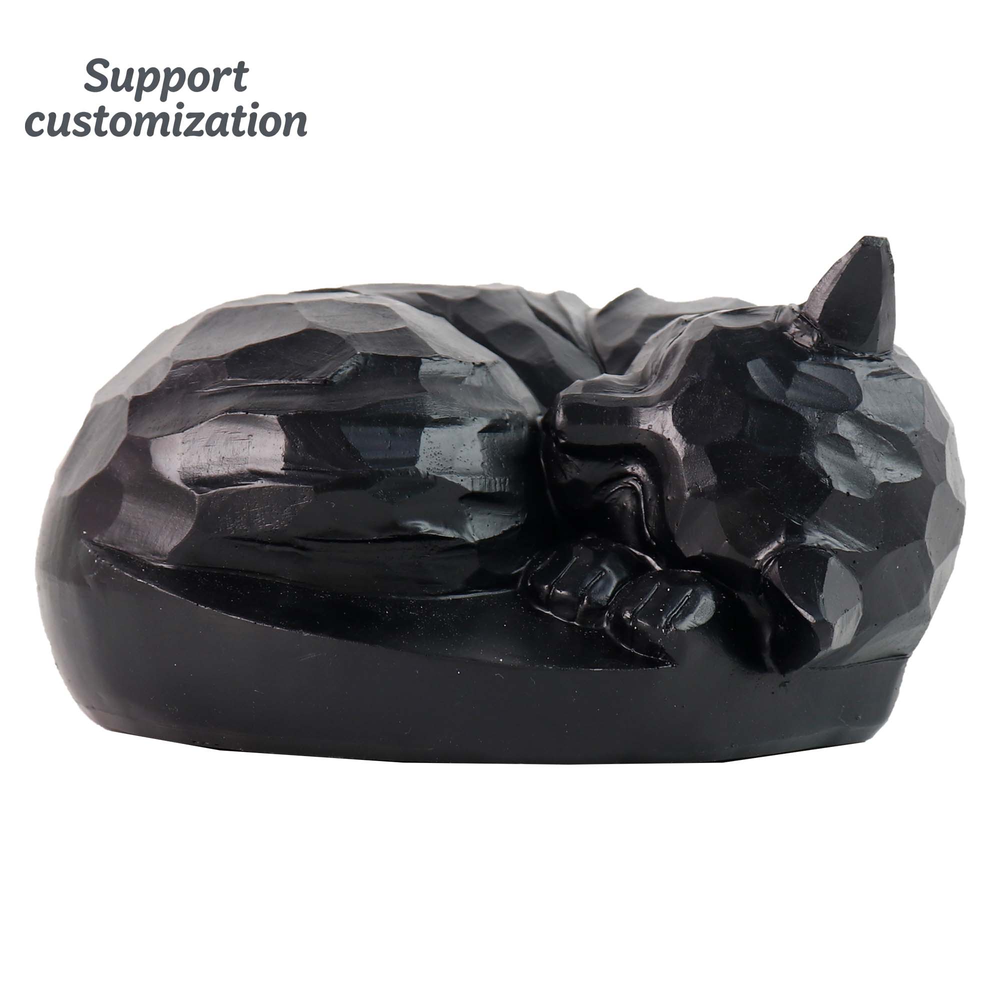 Black Cat-Themed Hand-painted  - огляд і ціна Resin Art Name