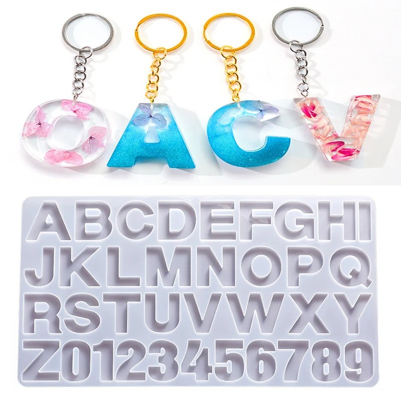 Alphabet Epoxy Resin Silicone  - огляд і ціна Resin Art Alphabet