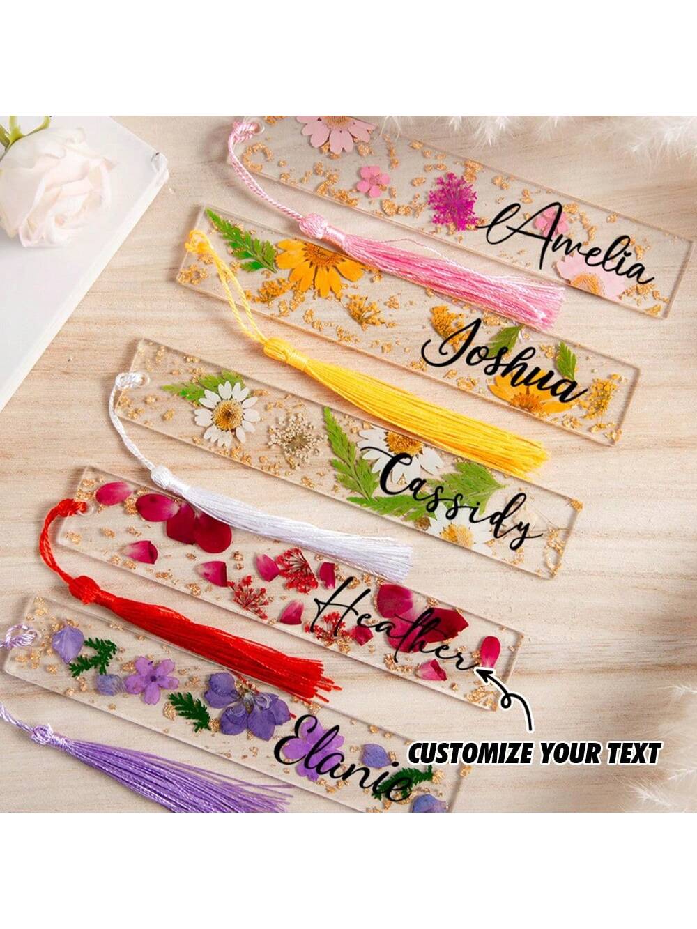 1PC Personalized Pressed Flowe - огляд і ціна Resin Art Name