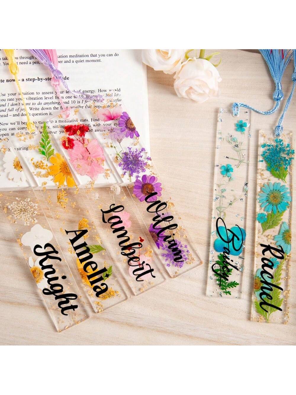 1PC Personalized Pressed Flowe - огляд і ціна Resin Art Name