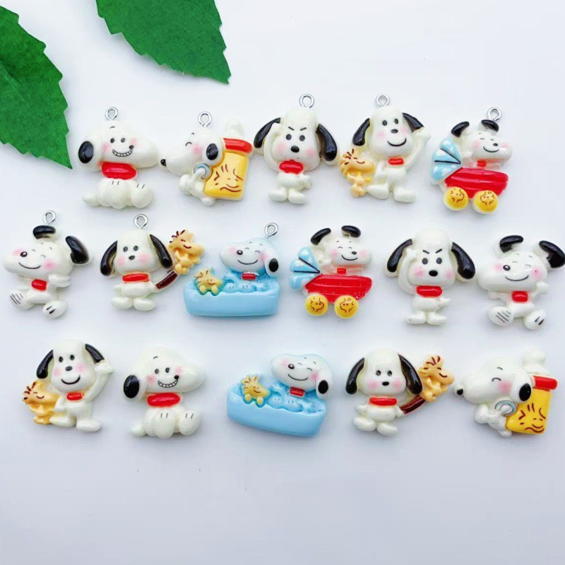 12pcs resin cartoon dog pendan - огляд і ціна Resin Art Store