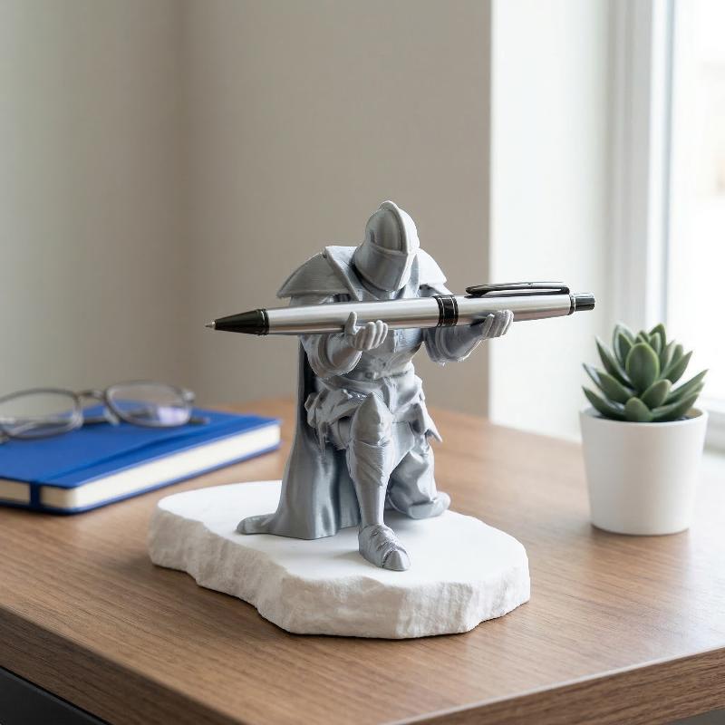 Knight Pen Holder Resin Mediev - огляд і ціна Resin Art Equipment