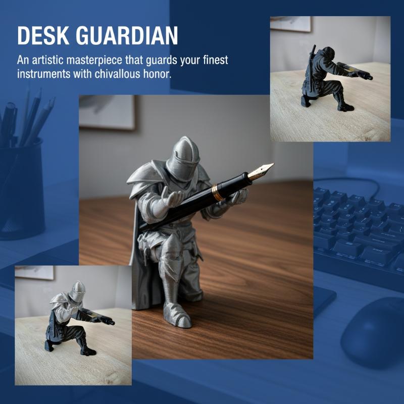 Knight Pen Holder Resin Mediev - огляд і ціна Resin Art Equipment