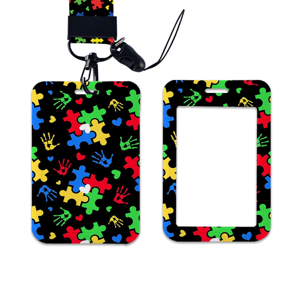Work Card Holder Autism Awaren - огляд і ціна Resin Art Name