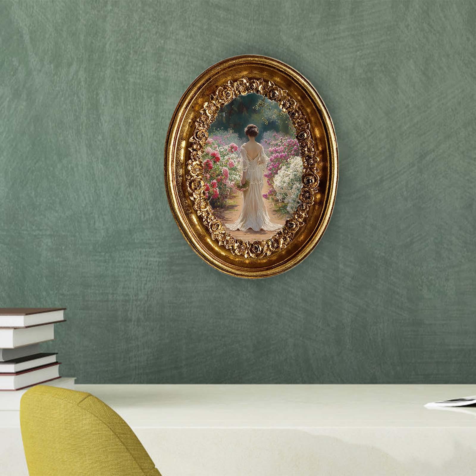 Vintage Oval Photo Frame 5.8x7 - огляд і ціна Resin Art Gallery