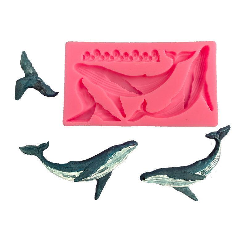 DIY Whale Silicone Mold Ocean  - огляд і ціна Silicone Mold Ocean