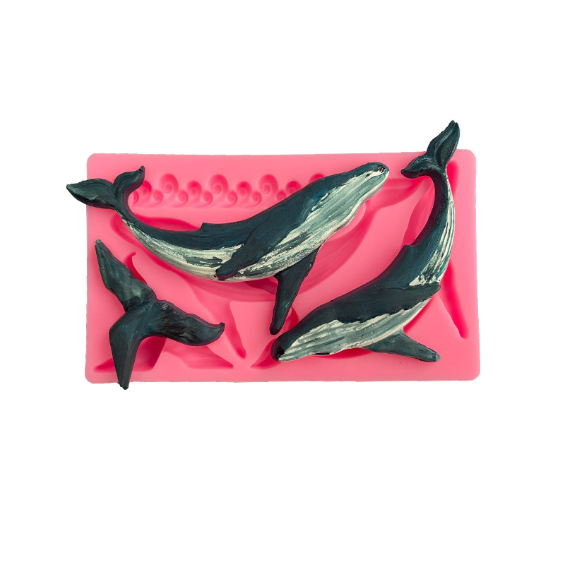 DIY Whale Silicone Mold Ocean  - огляд і ціна Silicone Mold Ocean