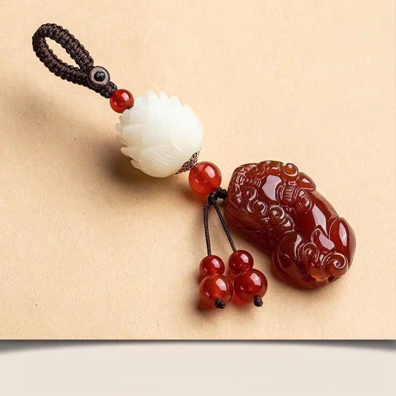 Pendant Lotus Keychain Car Cha - огляд і ціна Resin Art Ring