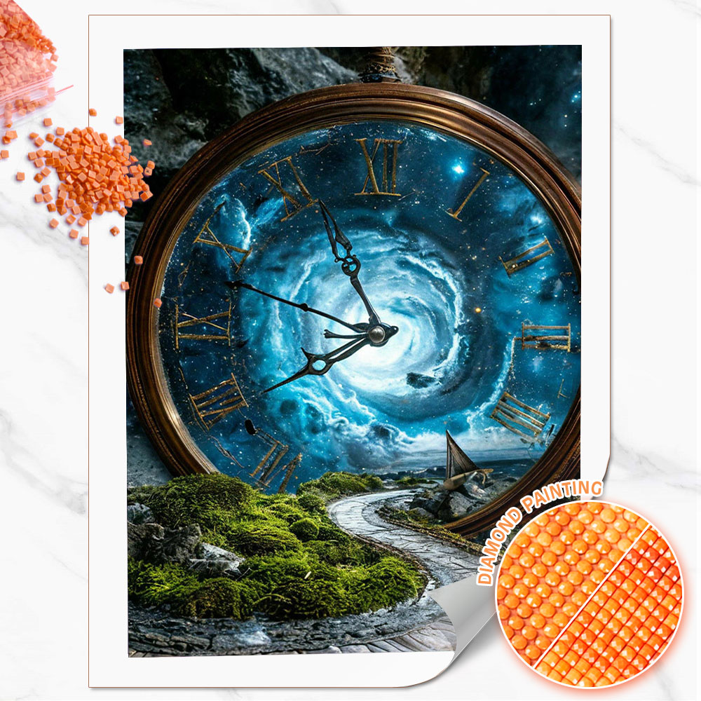 Huacan Full Square Round Diamo - огляд і ціна Resin Art Watch
