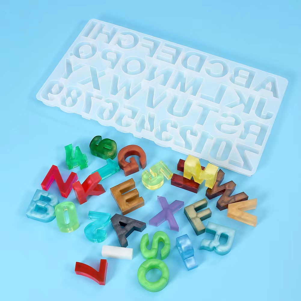 Home DIY Decor 1PC Crystal Epo - огляд і ціна Resin Art Alphabet