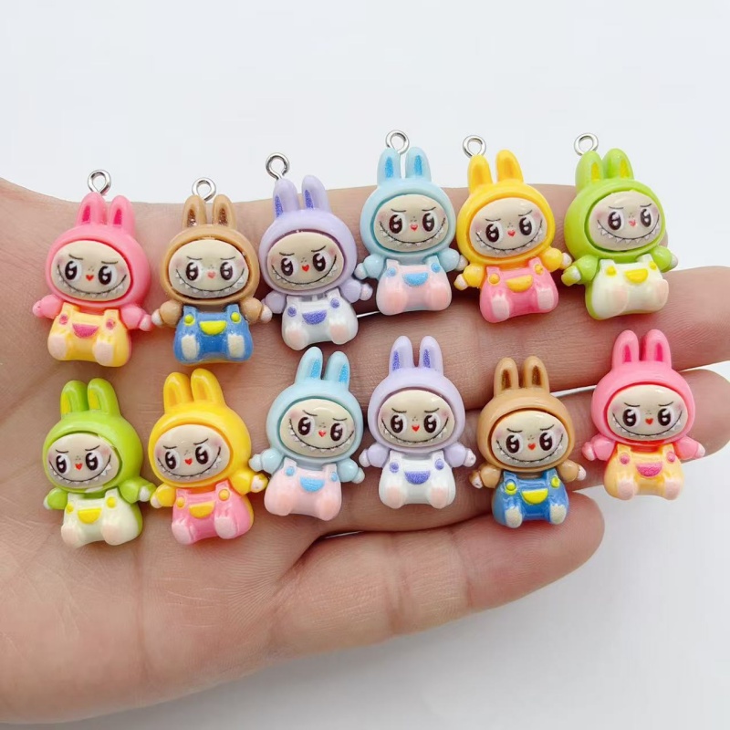 10Pcs Kawaii Rabbit Strawberry - огляд і ціна Resin Art Store