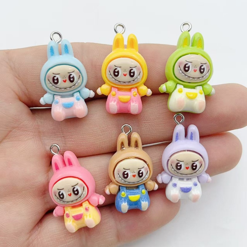 10Pcs Kawaii Rabbit Strawberry - огляд і ціна Resin Art Store
