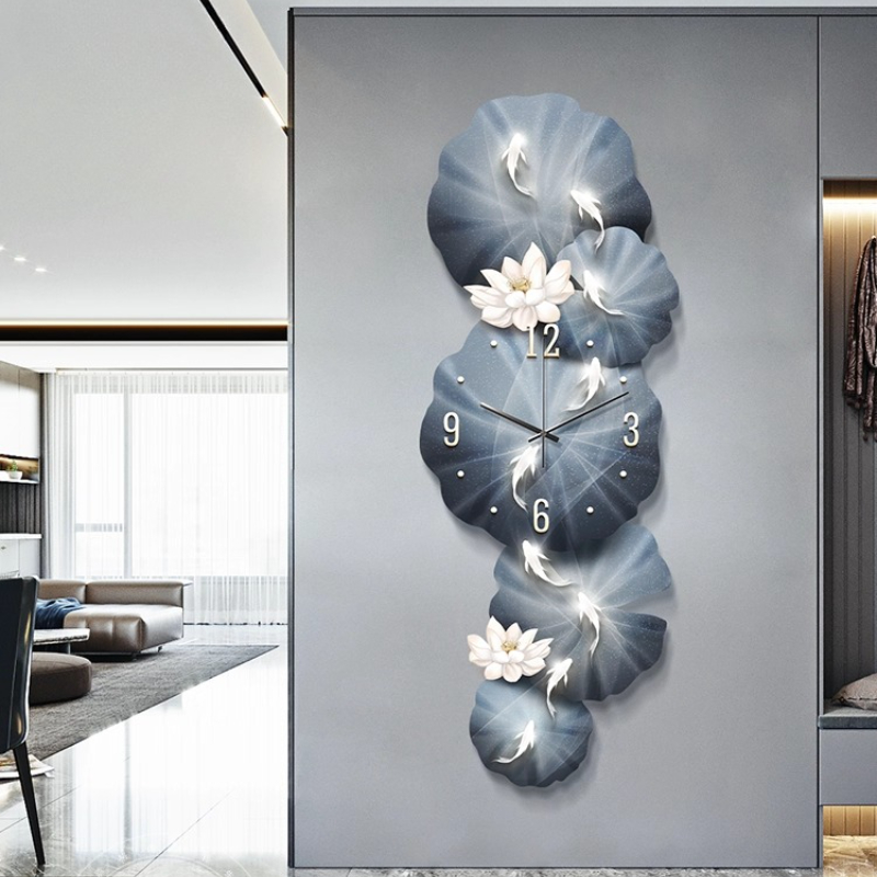 Led Art Mural Wall Clock High  - огляд і ціна Resin Art Watch