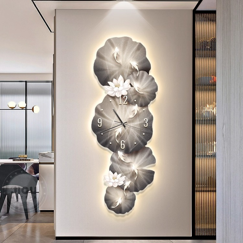 Led Art Mural Wall Clock High  - огляд і ціна Resin Art Watch