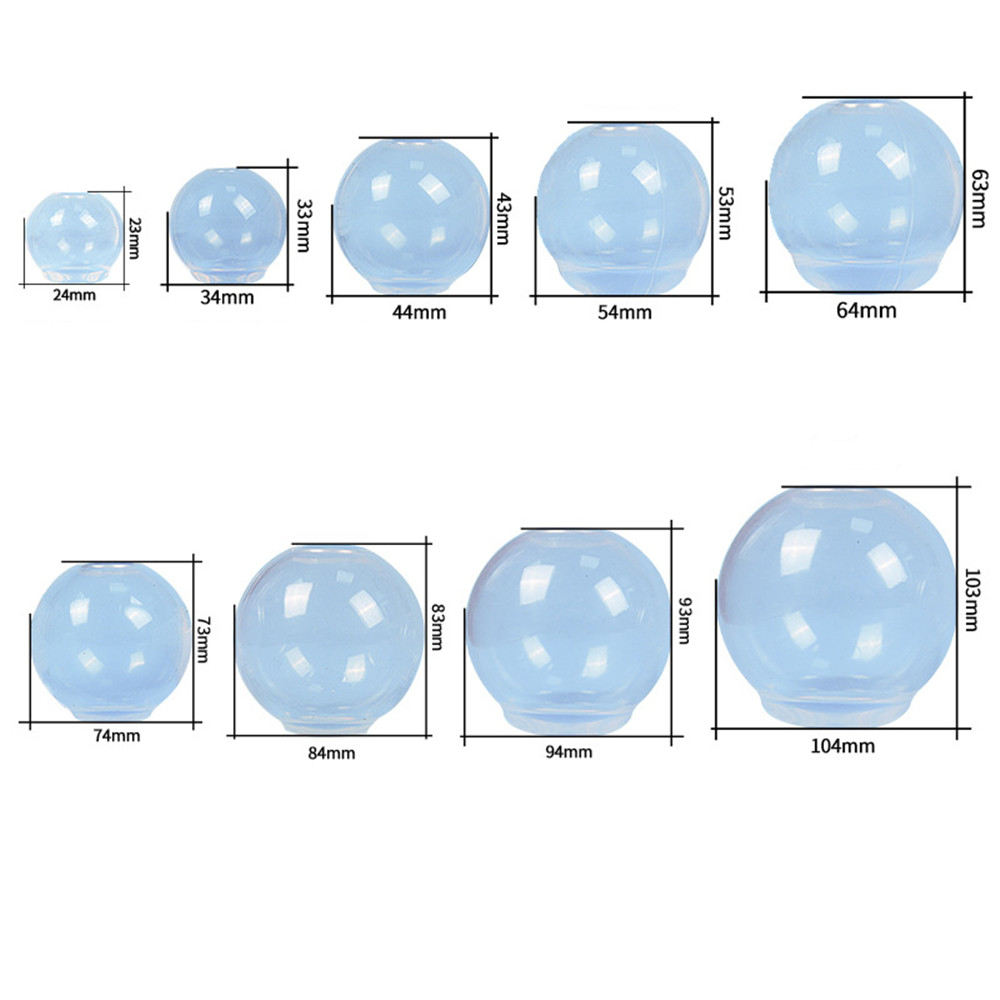 20-100mm 3D Transparent Ball S - огляд і ціна Silicone Mold Ocean