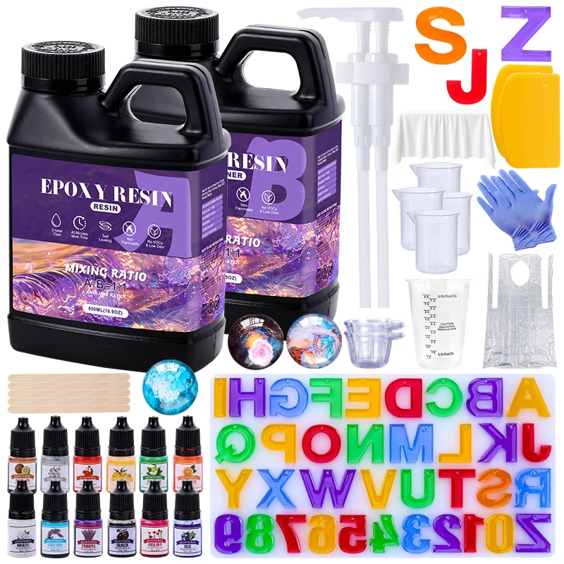 Epoxy Resin Kit Crystal Clear  - огляд і ціна Resin Art Easy
