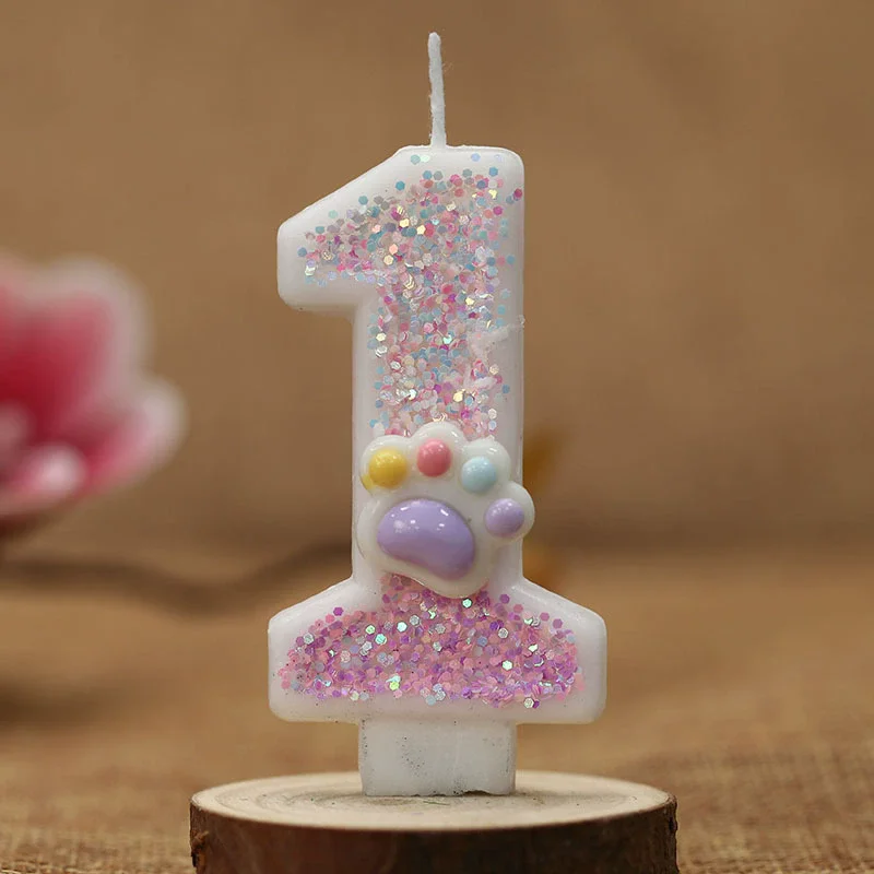 Creative Cute Cat Paw Cake Num - огляд і ціна Resin Art Alphabet