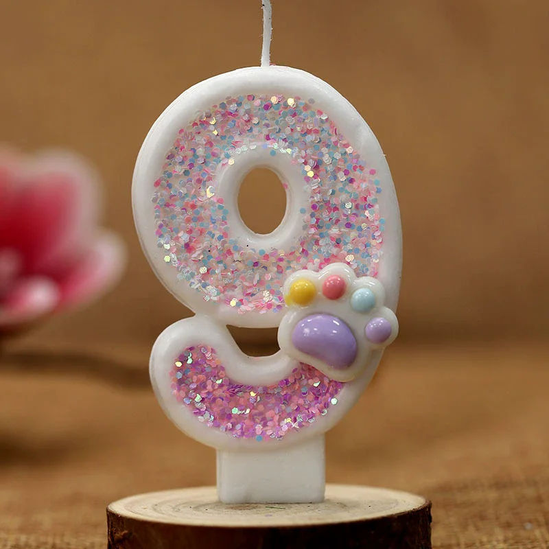 Creative Cute Cat Paw Cake Num - огляд і ціна Resin Art Alphabet