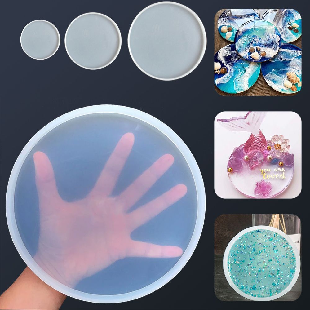 Transparent Fluid Arts Round C - огляд і ціна Resin Art Coasters