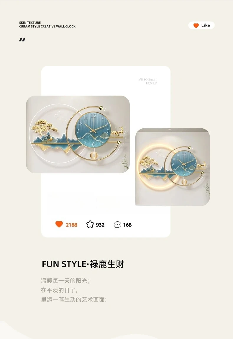 Art Mural Wall Clocks Luxury D - огляд і ціна Resin Art Watch