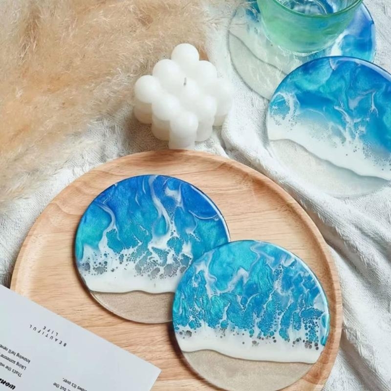 F92D Mold for Epoxy Resin Disc - огляд і ціна Resin Art Coasters