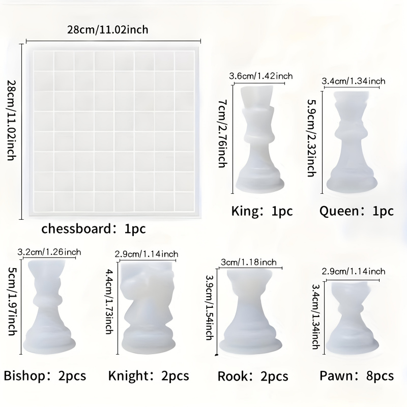 11Chessboard16Resin Silicone M - огляд і ціна Resin Art Equipment