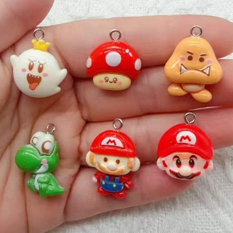 10pcs resin cartoon pendant, D - огляд і ціна Resin Art Store