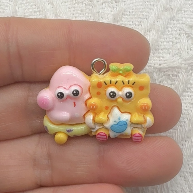 10pcs cartoon resin pendant, D - огляд і ціна Resin Art Store