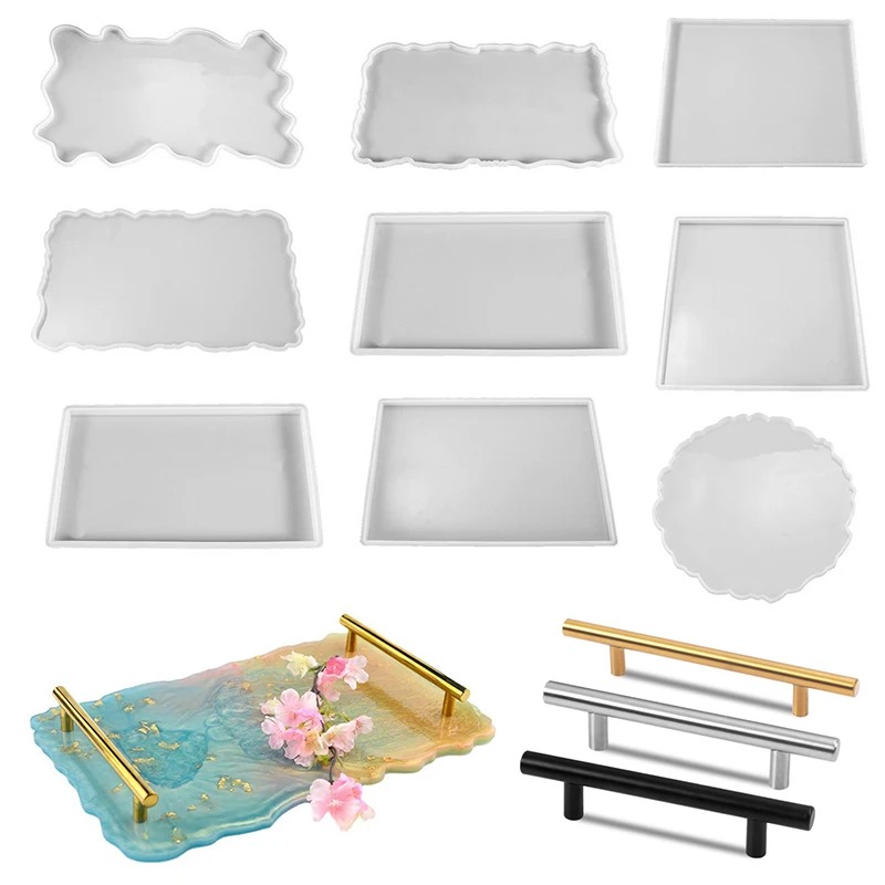 Tray Epoxy Resin Silicone Mold - огляд і ціна Resin Art Coasters