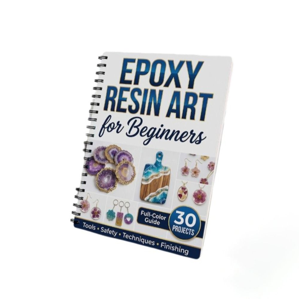 Step-by-Step Epoxy Resin Art H - огляд і ціна Resin Art Guide Book