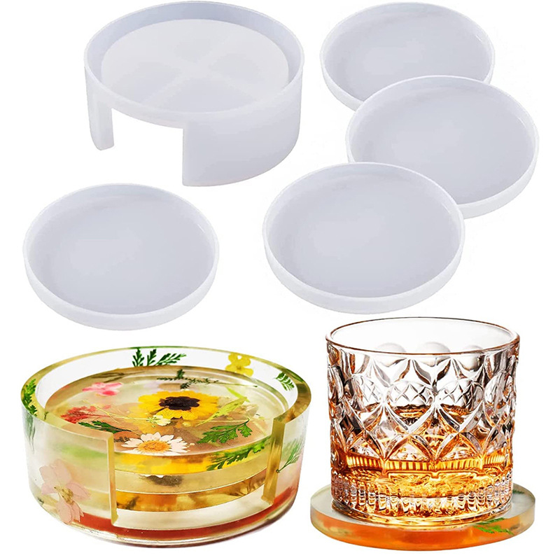 Round Square Coaster Silicone  - огляд і ціна Resin Art Coasters