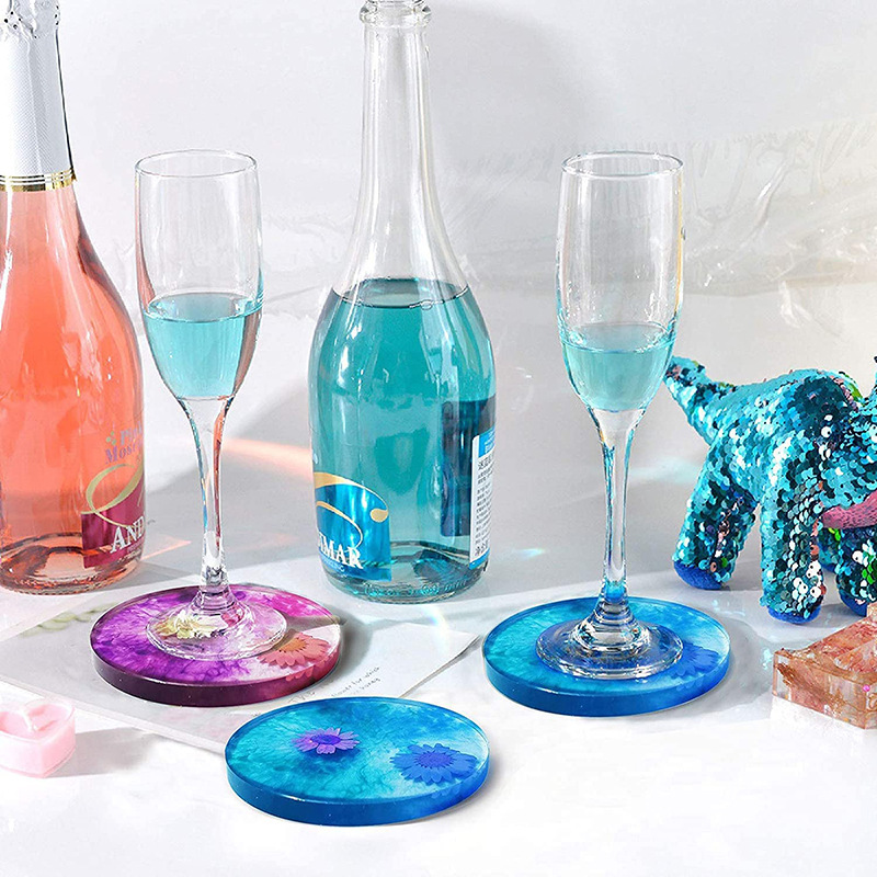 Round Square Coaster Silicone  - огляд і ціна Resin Art Coasters