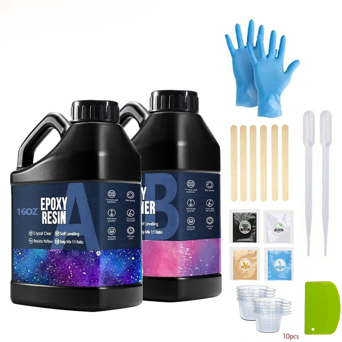 1000ml Crystal Clear Epoxy Res - огляд і ціна Resin Art Easy