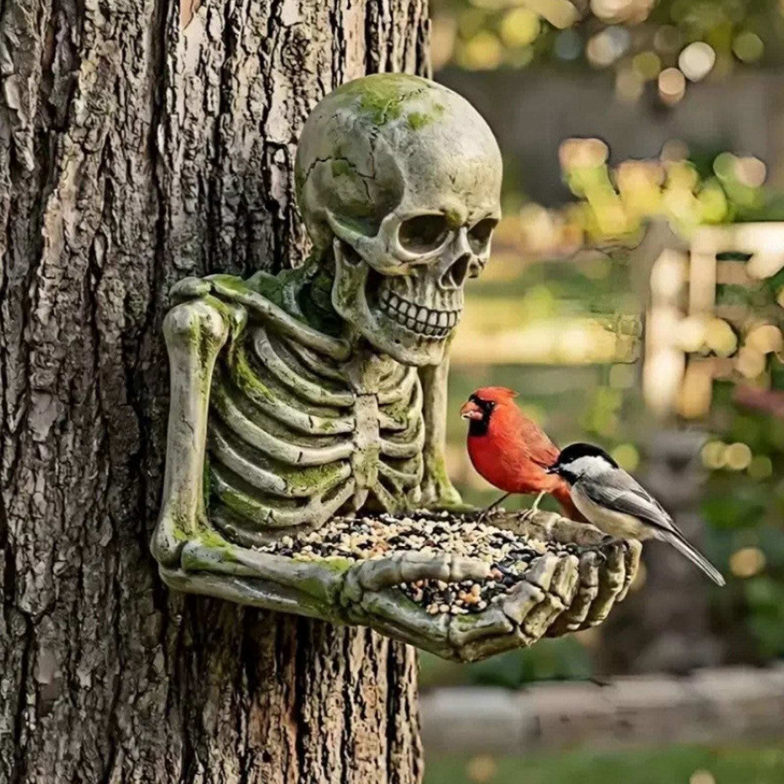 Funny Bigfoot Tree Hanging Bir - огляд і ціна Resin Art Watch