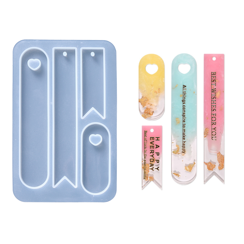 Oval Bookmark Silicone Mold He - огляд і ціна Resin Art Guide Book